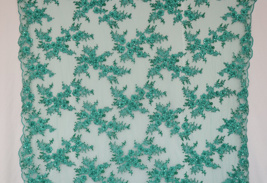 IMG_0026 Tela Tull Bordado con Pedreria OT344 - Imagen 1