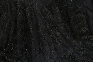 Tela Tull Bordada con Pedreria OT374