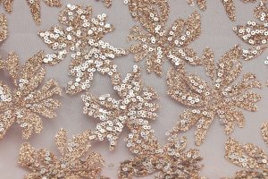 Tela Bordada con Glitter  FF2508 - Imagen 3