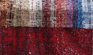 Tela Bordada con Glitter FF0525